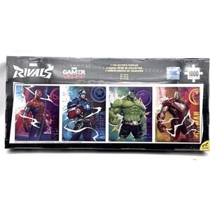 Marvel Rivals Collector’s Puzzle Set – 4-Pack (1000 Pieces Each) Holiday SEALED
